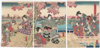 Eastern Genji's Cherry-blossom Banquet (Azuma Genji hana no yûen)
