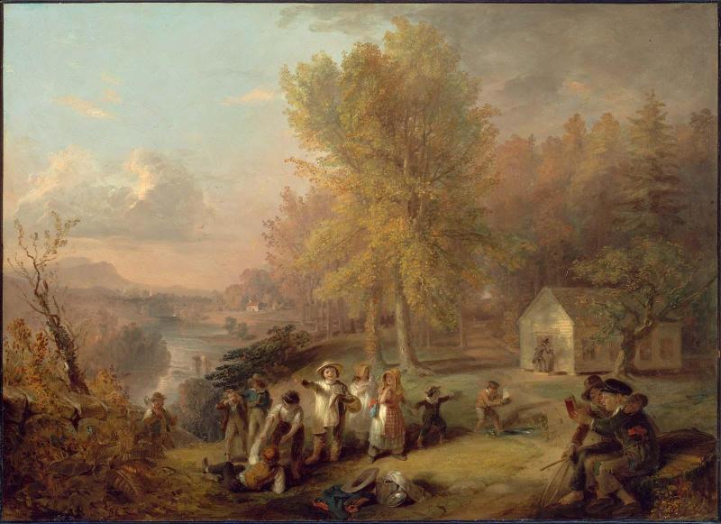 Dismissal of School on an October Afternoon
