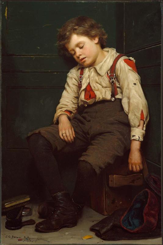 Tuckered Out —The Shoeshine Boy