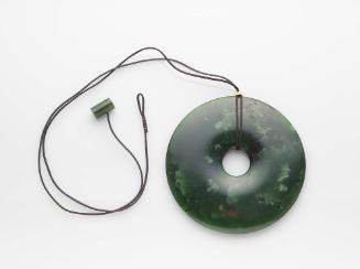 Jade disk pendant