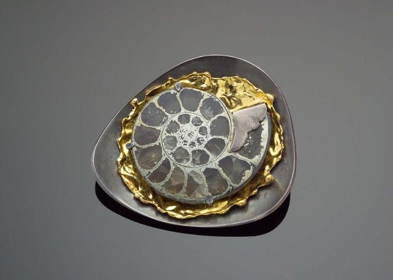 Fossil Brooch