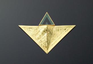 Folded Triangle Brooch