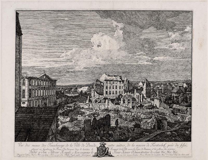 Ruins of the Suburbs of Dresden after the Bombardment of 1760