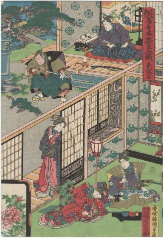 Act II (Nidanme), from the series The Storehouse of Loyal Retainers, a Primer (Kanadehon Chûshingura)