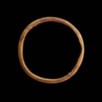 Finger ring of electrum wire