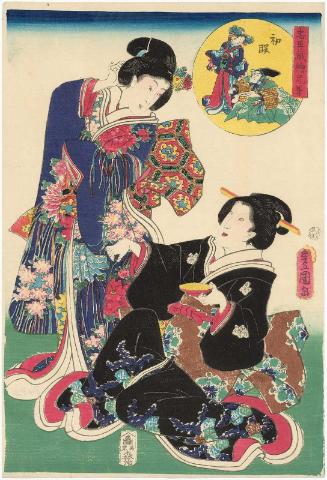 Act I (Shodan), from the series Matched Pictures for The Storehouse of Loyal Retainers (Chûshingura ekyôdai)