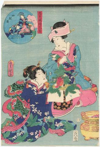 Act IV (Yodanme), from the series Matched Pictures for The Storehouse of Loyal Retainers (Chûshingura ekyôdai)