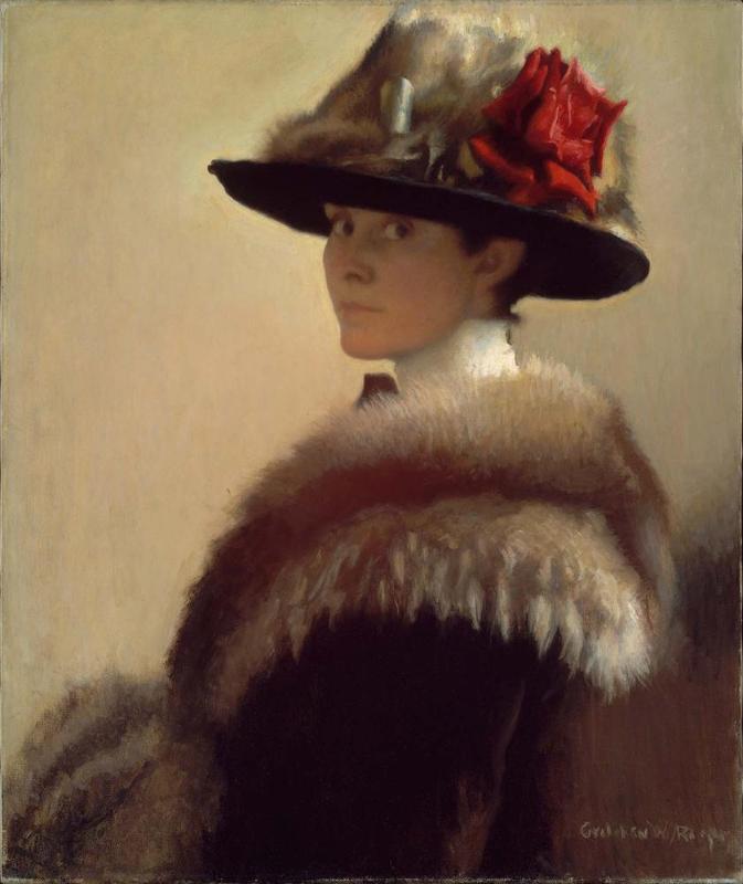 Woman in a Fur Hat
