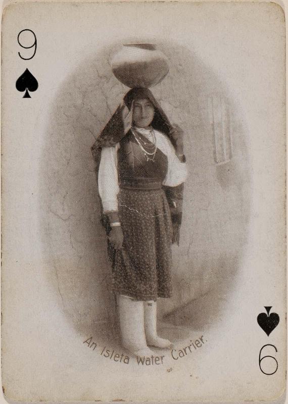 Nine of Spades (An Isleta Water Carrier)