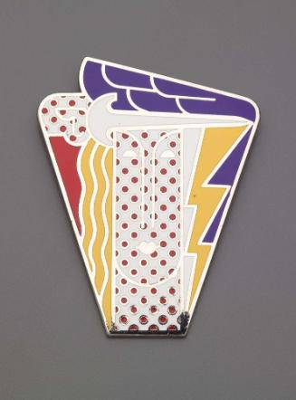 Modern Head brooch