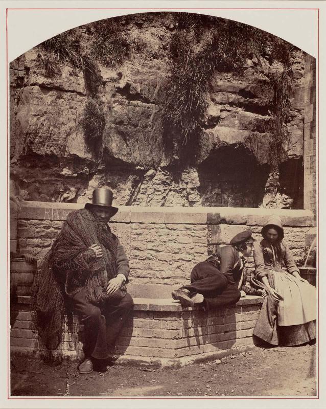 A Fisherman and Two Children