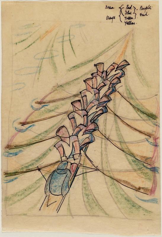 Study VIII for "The Eight"