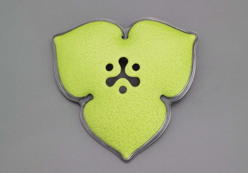 Green #3 Brooch