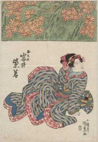 Actor Iwai Shijaku I as Osome