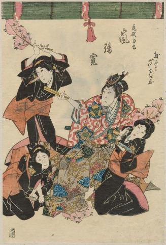 Actor Arashi Rikan II as Ogata Rikimaru