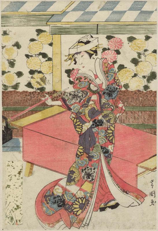 Actor Nakamura Sankô I as Oran no Kata
