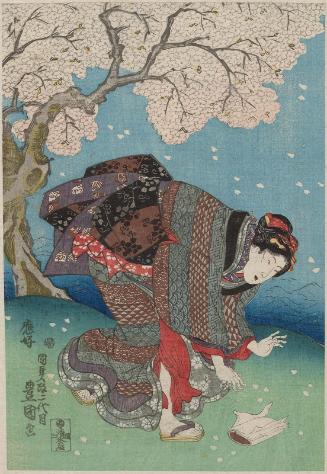 Clearing Weather on the Sumida Embankment (Sumida tsutsumi no seiran), form the series Eight Views of Edo (Edo hakkei no uchi)