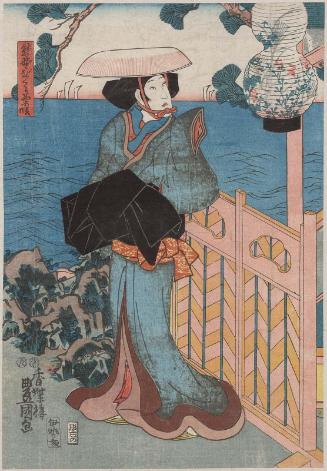 Actor Ichikawa Kodanji IV (?) as the Wandering Nun (Kumano bikuni) Kikuzaki