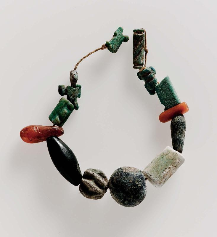 String of beads and amulets