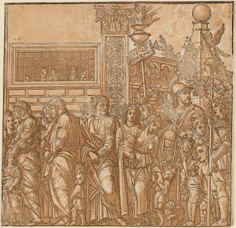 The Triumph of Caesar, Plate 7: Captives