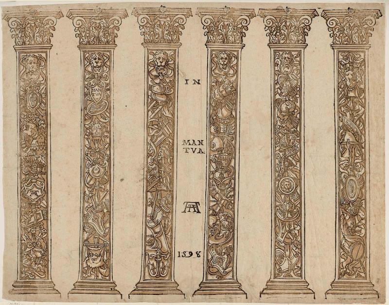 The Triumph of Caesar: Six Corinthian Pilasters