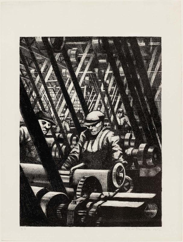 Making the engine , 1917