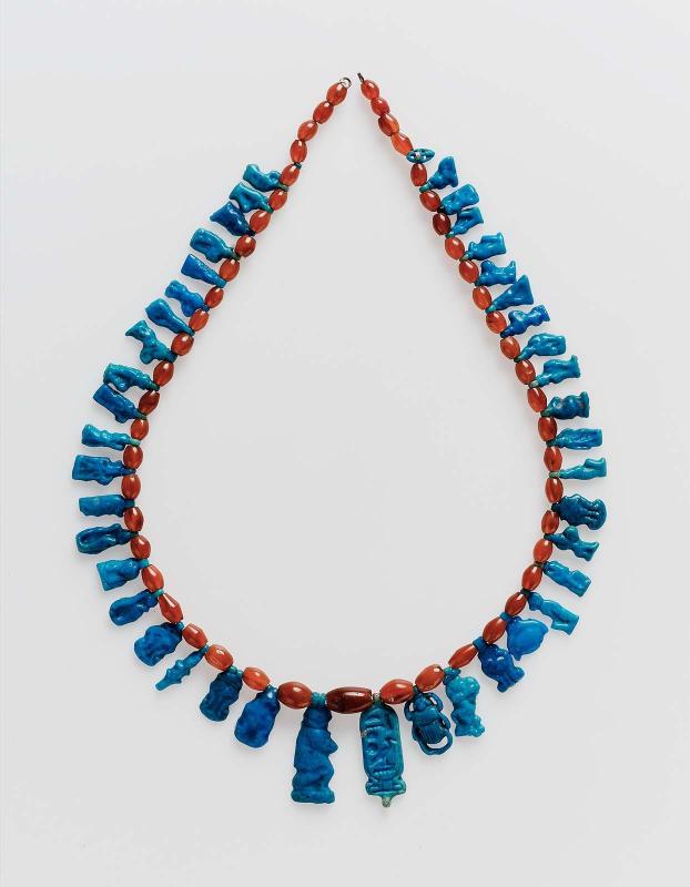 String of beads and amulets
