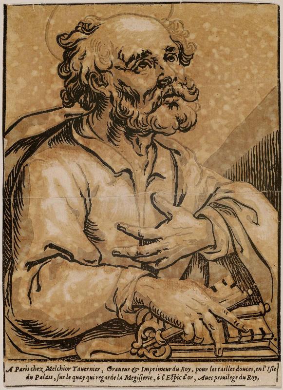 St. Peter (from a series of Christ and the Apostles)