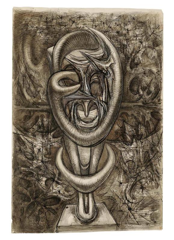 Large Abstract Head