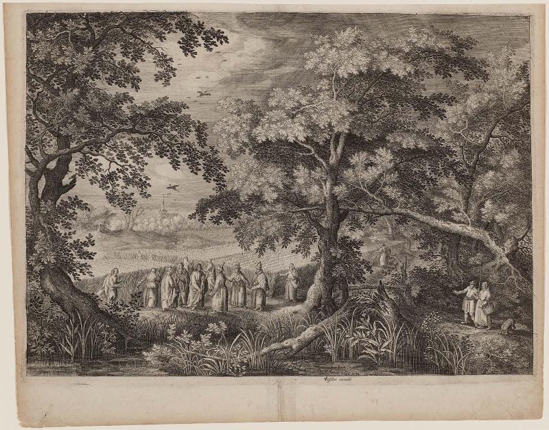 Christ and His Disciples Gleaning on the Sabbath