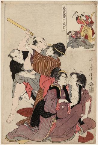 Act III (Sandanme), from the series The Storehouse of Loyal Retainers (Chûshingura)