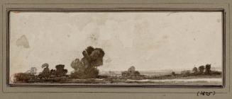 View on the Seine (clouds)