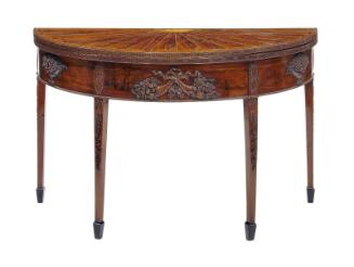 Card table (one of a pair)