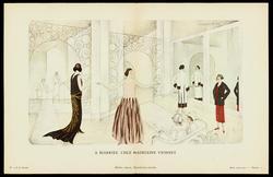 "A Biarritz, Chez Madeleine Vionnet," plate 11 from Gazette du Bon Ton, No. 2