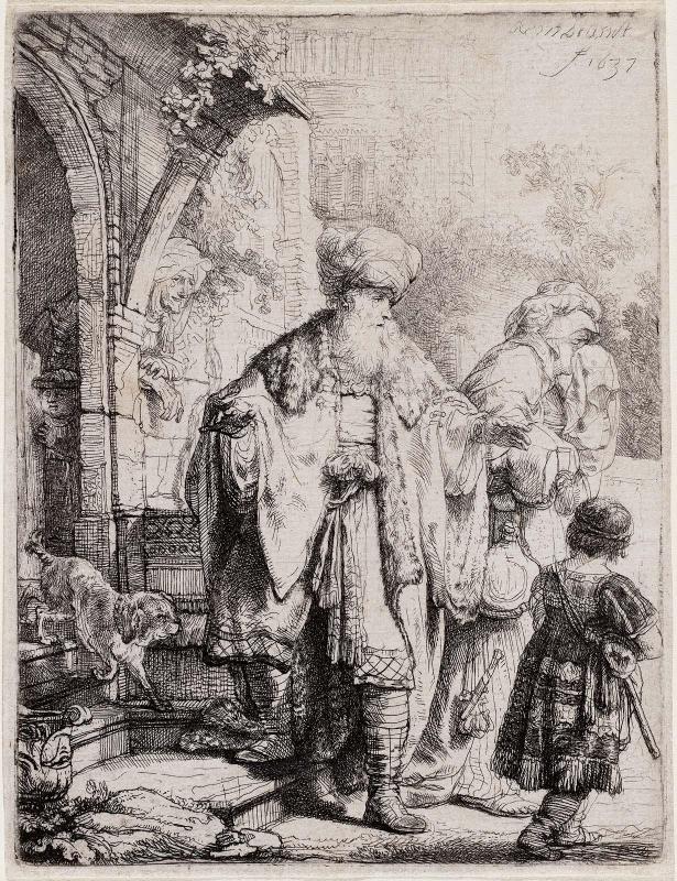 Abraham Casting out Hagar and Ishmael