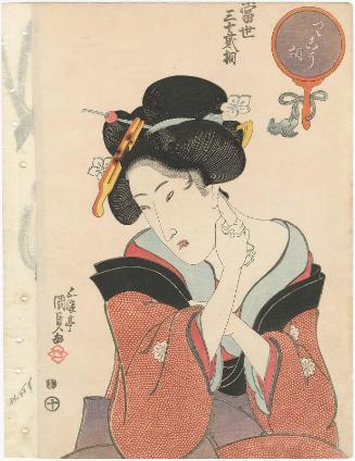 The Clever Type (Rikô sô), from the series Thirty-two Physiognomic Types in the Modern World (Tôsei sanjûni sô)