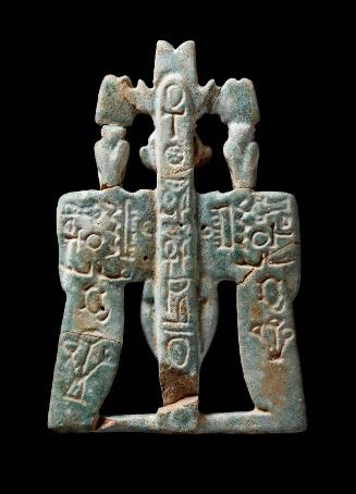 Winged goddess pectoral