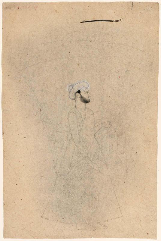 Recto: Two male portraits; Verso: Single male portrait