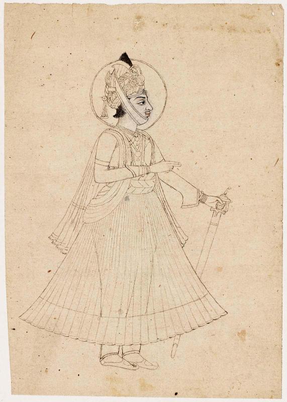 Portrait of a Jaipur Prince, probably Maharaja Jai Singh III