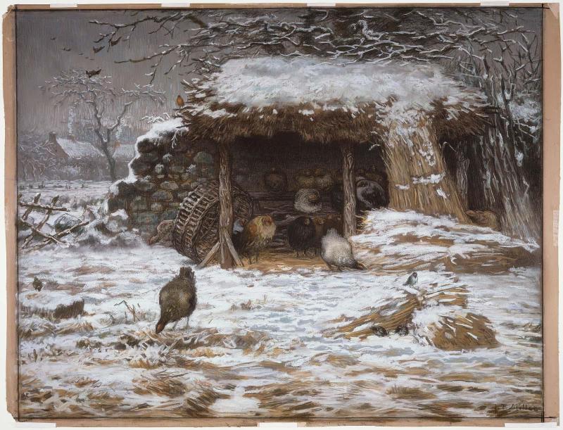Farmyard in Winter